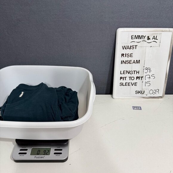 Pact Womens Relaxed Slub Tie Waist Dress Size XS Blue Pockets Casual Knee Length - Picture 7 of 11